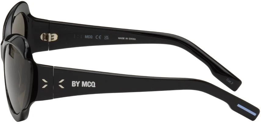 Alexander McQueen Black Futuristic Sunglasses 3