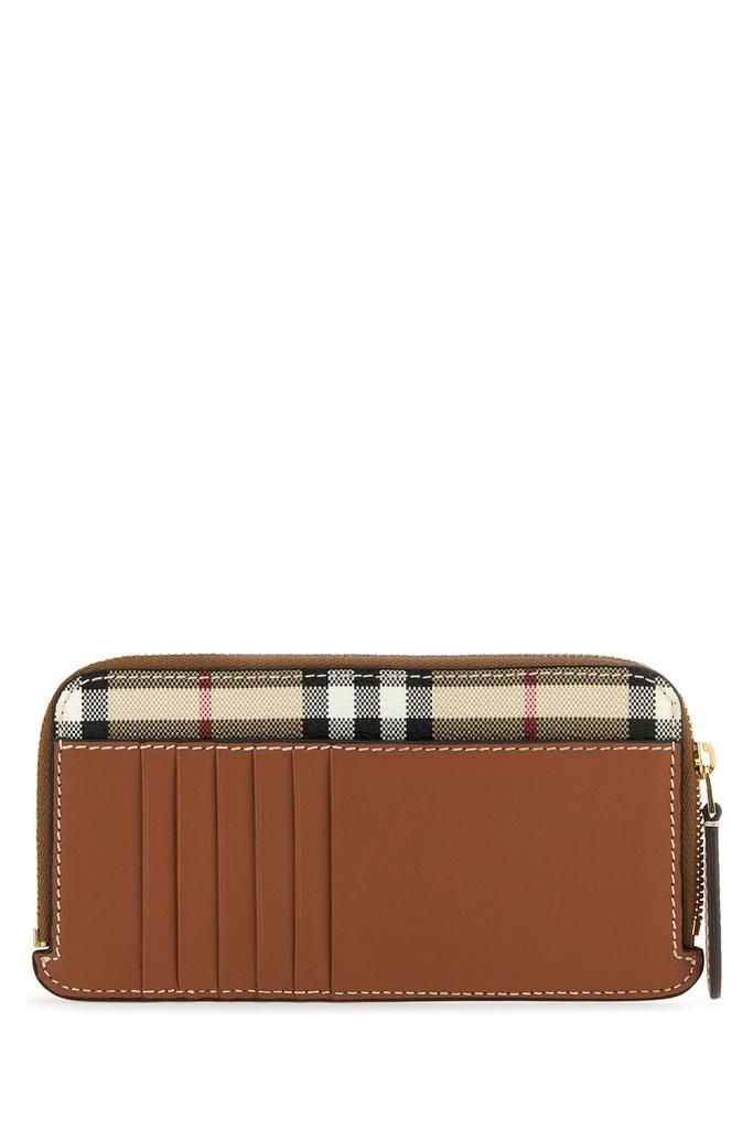 Burberry Printed canvas card holder