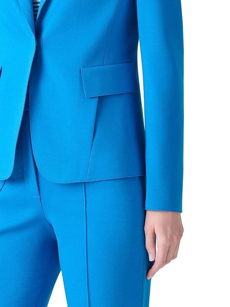 Akris Jersey One-Button Blazer 6
