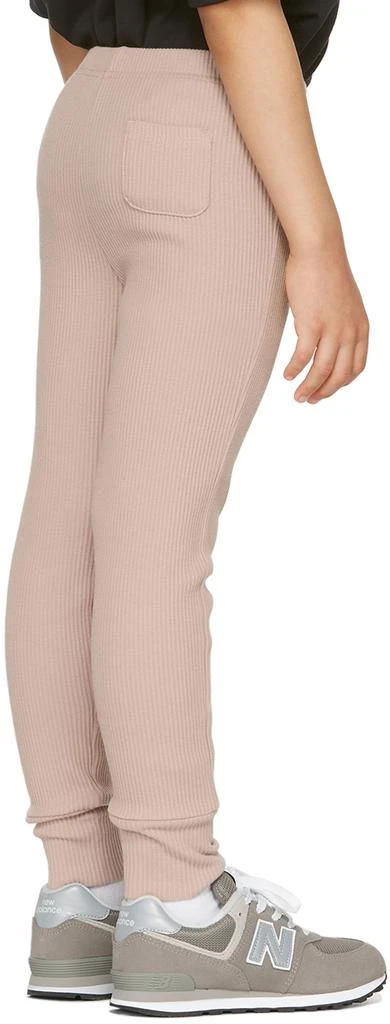 Kodomo BEAMS Kids Pink Rib Leggings 4