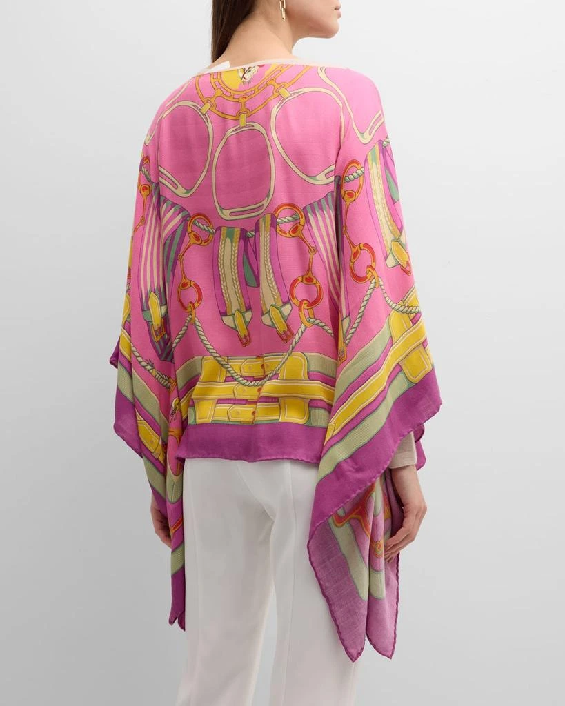 Rani Arabella Stir Up Print Cashmere & Silk Scarf 6