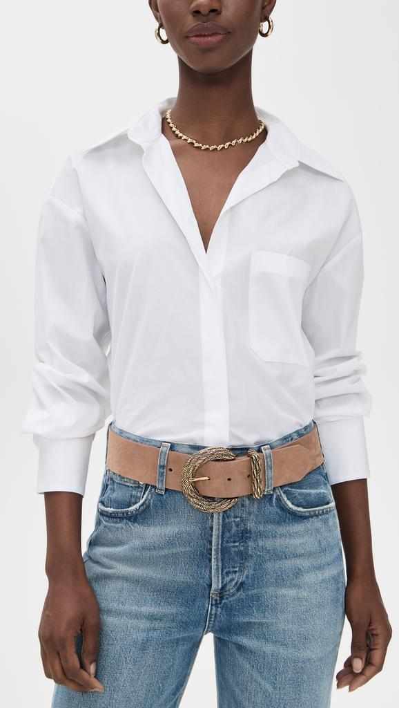 LAGENCE Adelle Suede Belt
