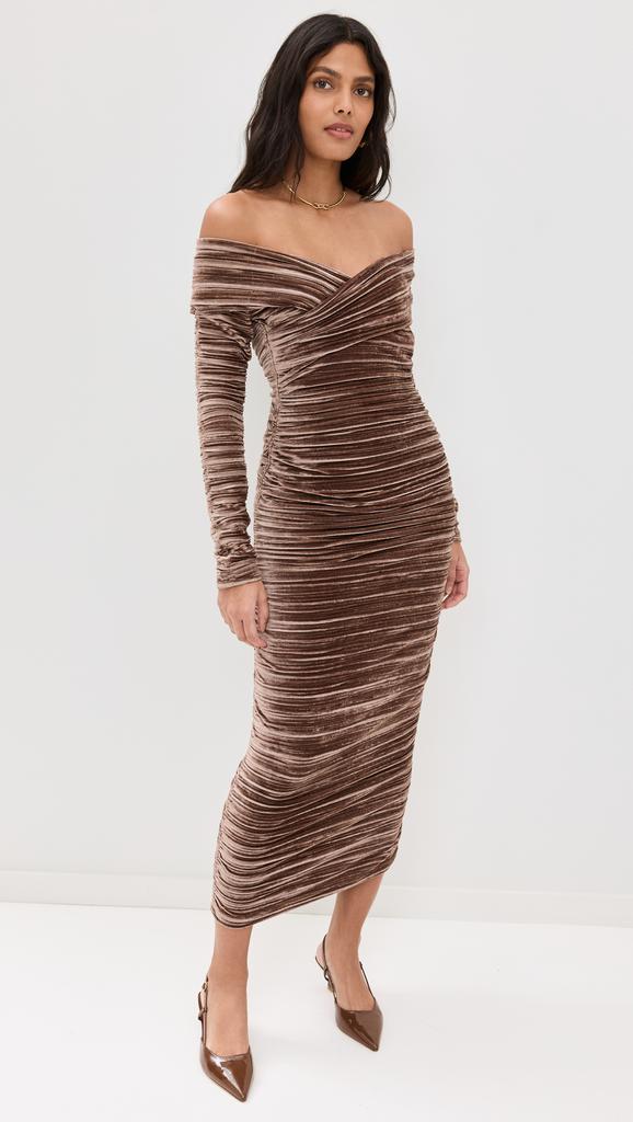Sabina Musayev Delphinus Velvet Dress