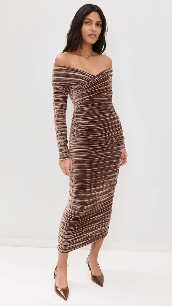 Sabina Musayev Delphinus Velvet Dress 1