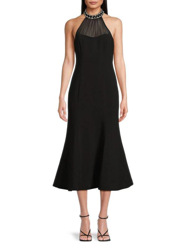 Likely Lirio Embellished Collar Cocktail Dress 1