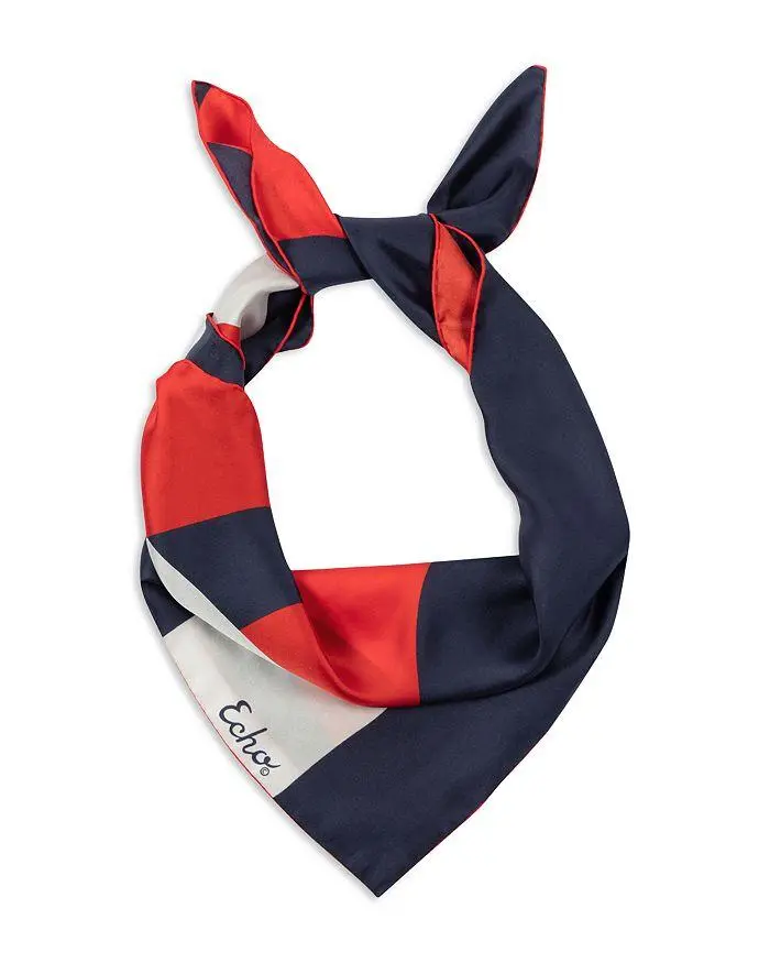 Echo Design Curves Silk Square Scarf