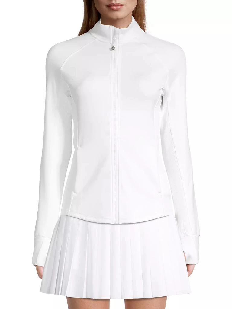 Greyson Sequoia Shell & Brushed Fleece Zip Golf & Tennis Jacket 3