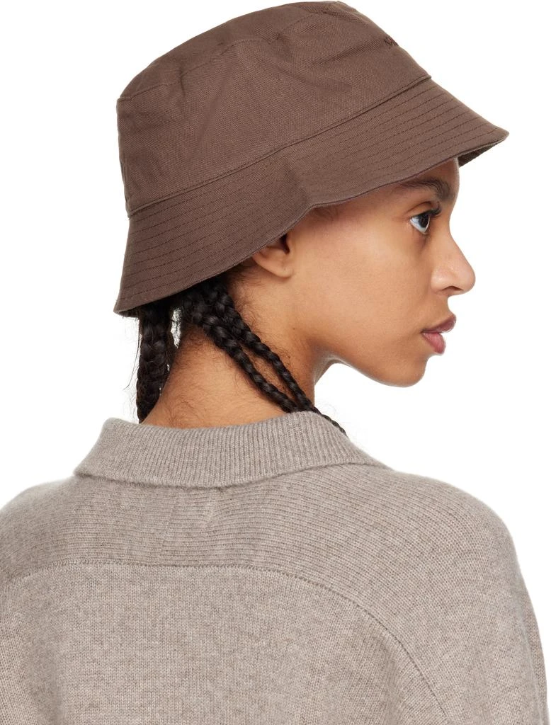 Nanushka Brown Caran Bucket Hat 3