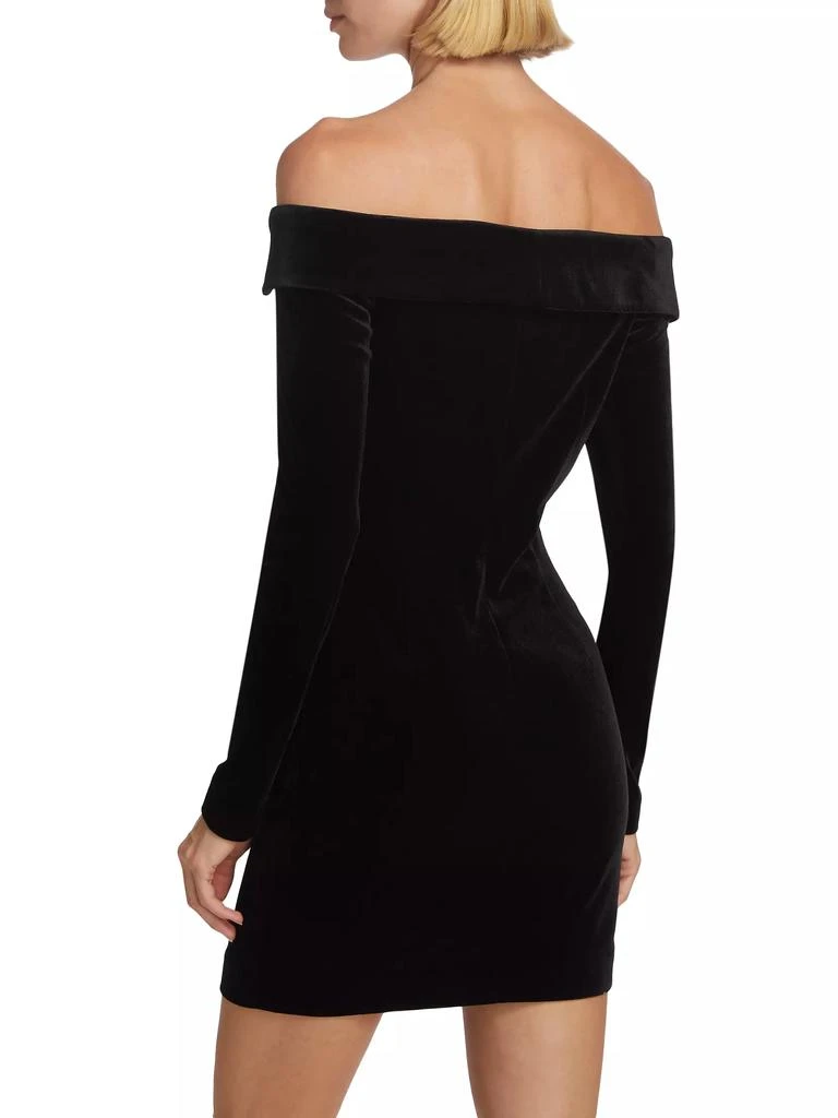 L'Agence Micaela Off-The-Shoulder Blazer Dress 5