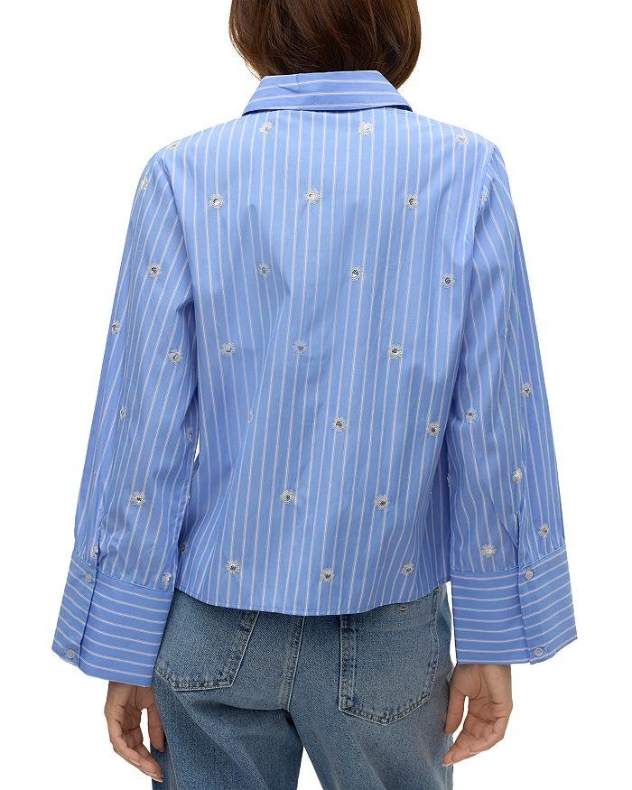 VERO MODA Leila Sequined Striped Shirt 3