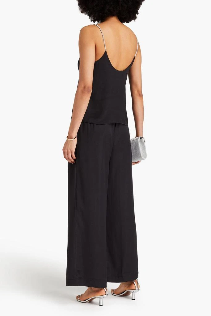 Solid & Striped The Rosetta crystal-embellished satin camisole 3