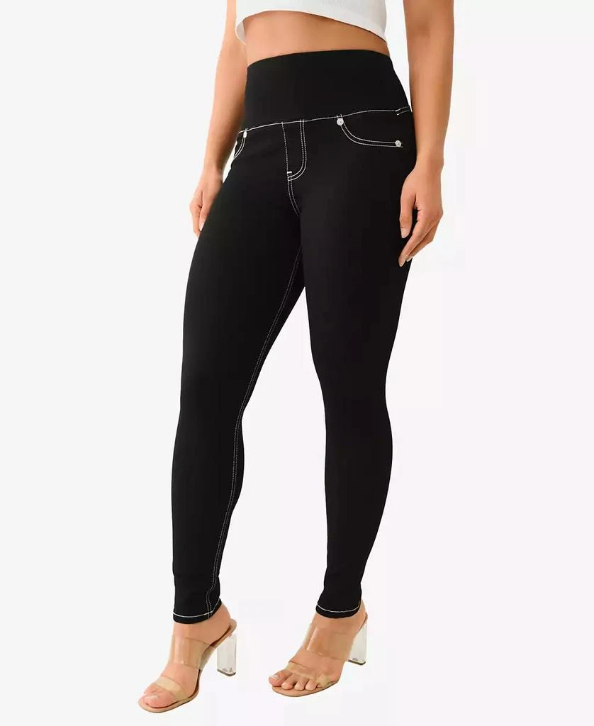 True Religion Women's Truly Snatched Jennie Pull On Jeans 3