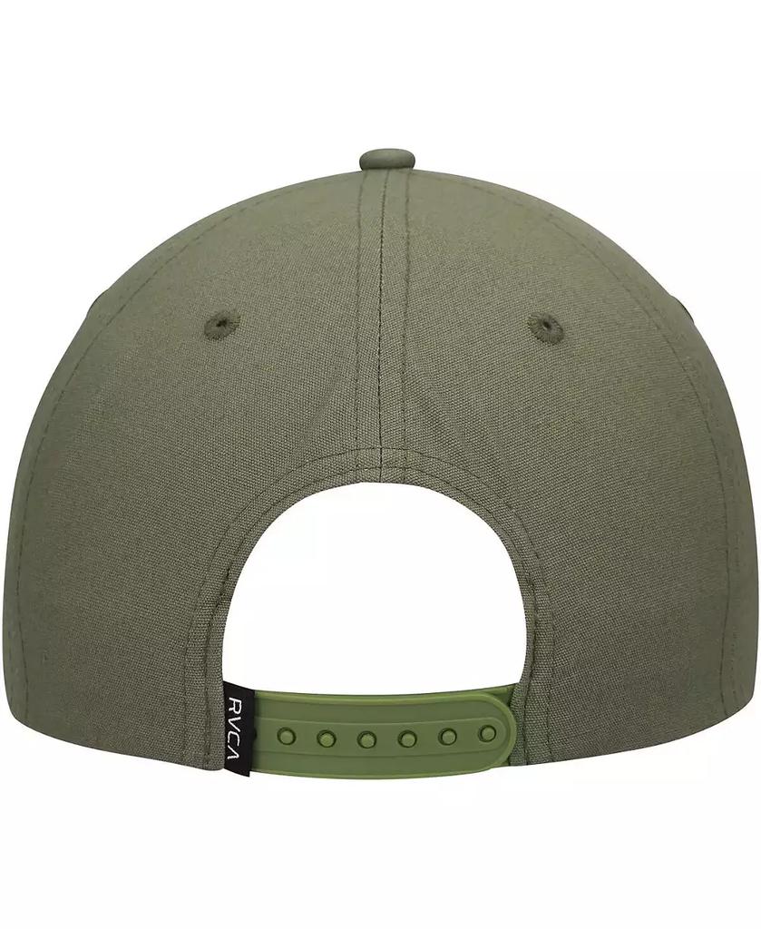 RVCA Men's Olive Sealed Snapback Hat
