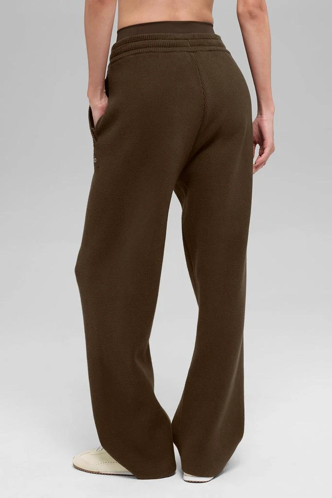 Alo Scholar Straight Leg Sweatpant - Celestial Blue Heather 3