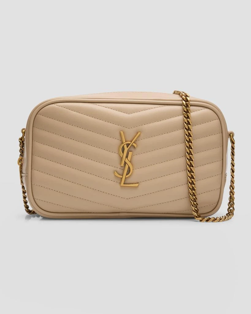 Yves Saint Laurent Lou Mini YSL Camera Bag in Smooth Quilted Leather 1