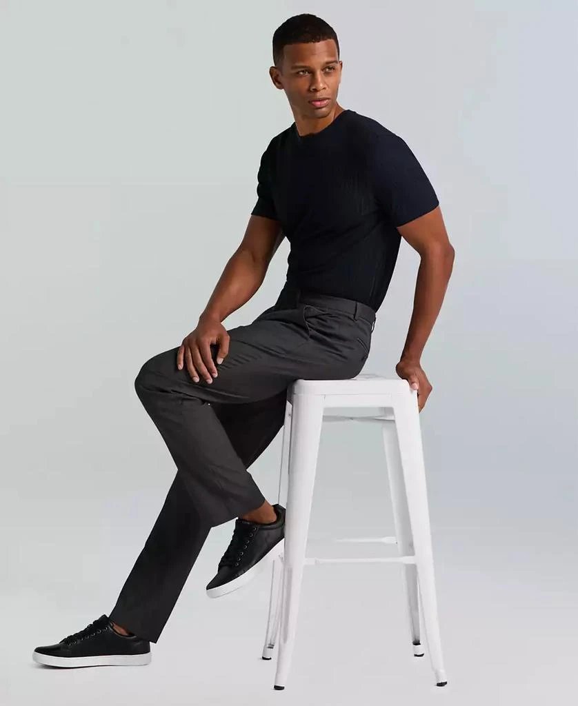Perry Ellis Men
s Slim-Fit Flat Front Dress Pants 3
