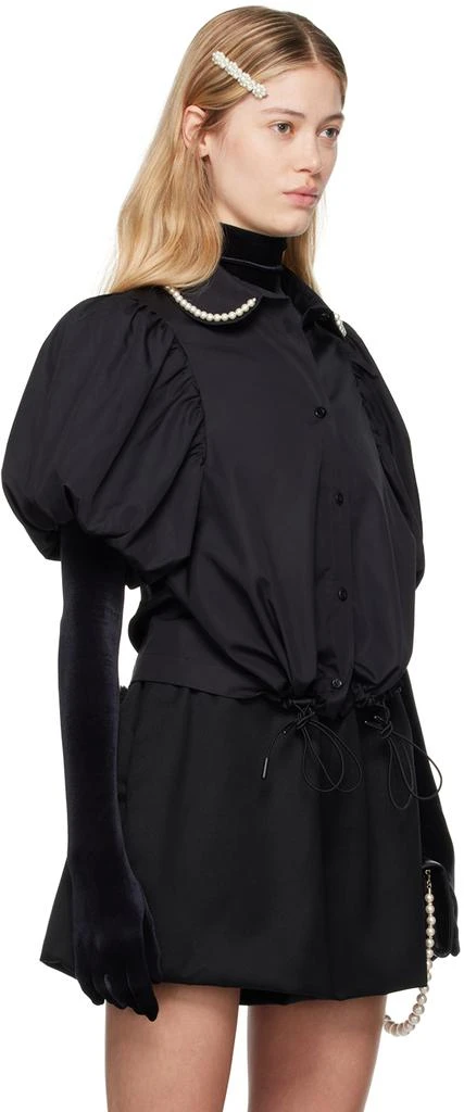 Simone Rocha Black Beaded Shirt 2