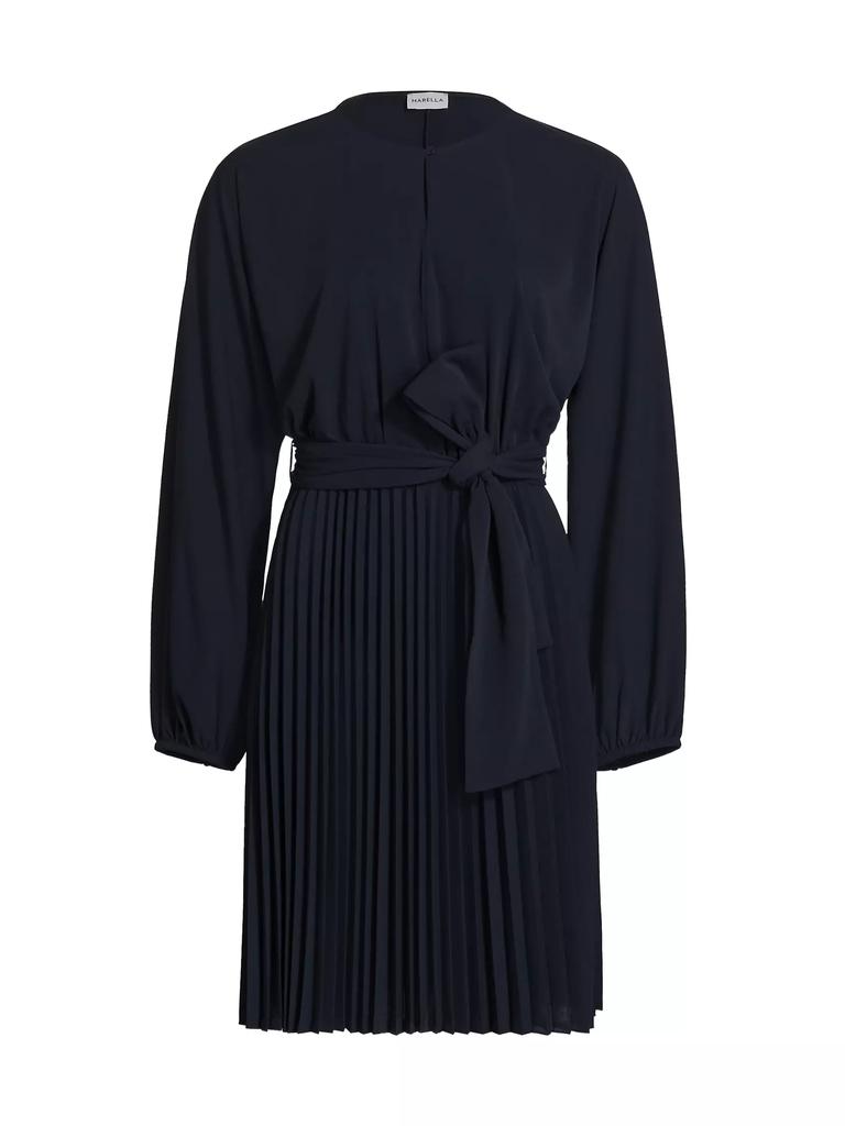 Marella Primavera Dada Pleated Belted Dress