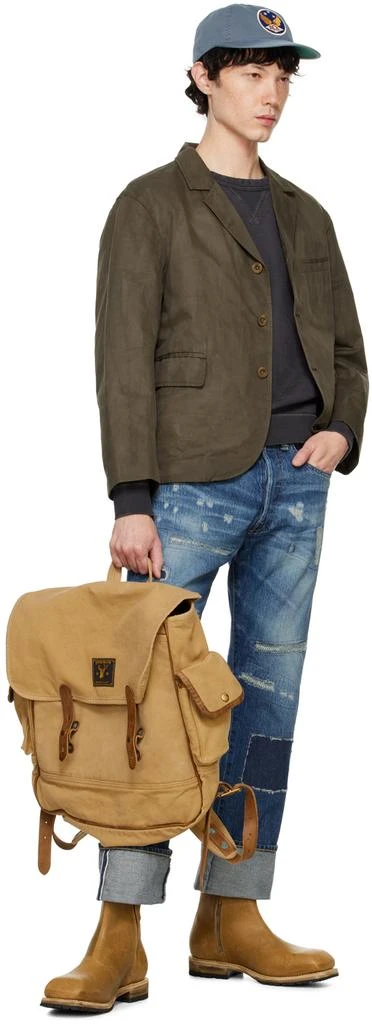 RRL Khaki Falcon Backpack 4