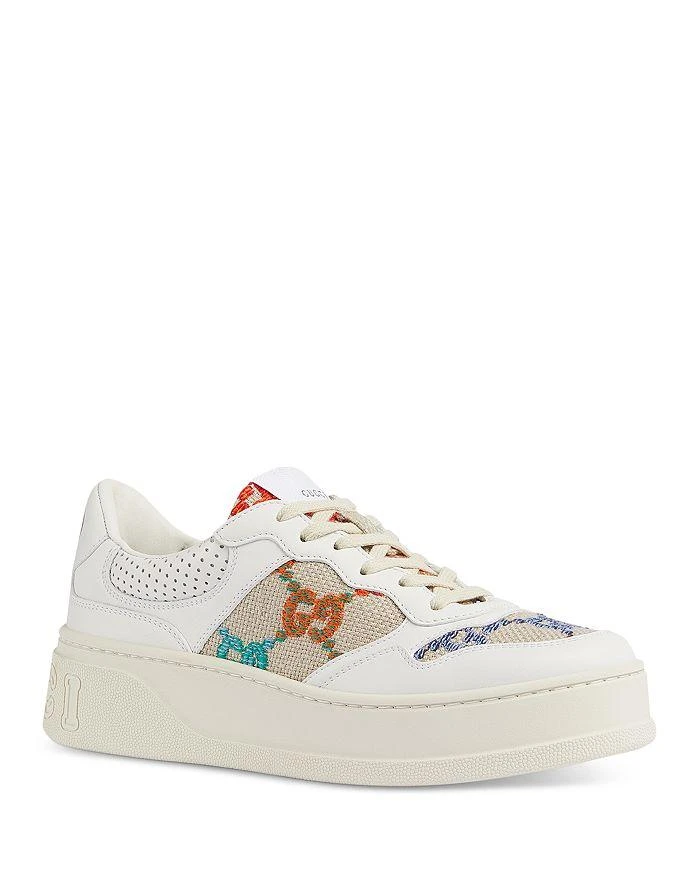 Gucci Women's GG Logo Platform Low Top Sneakers 1