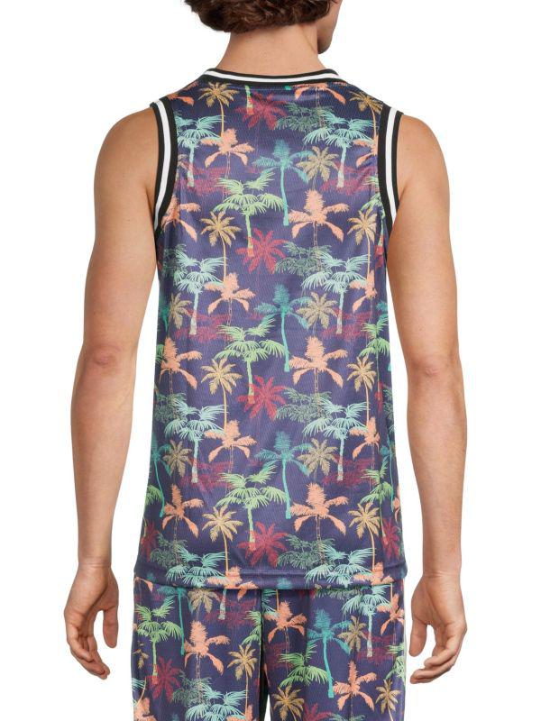 WeSC ​Palm Tree Mesh Basketball Tank