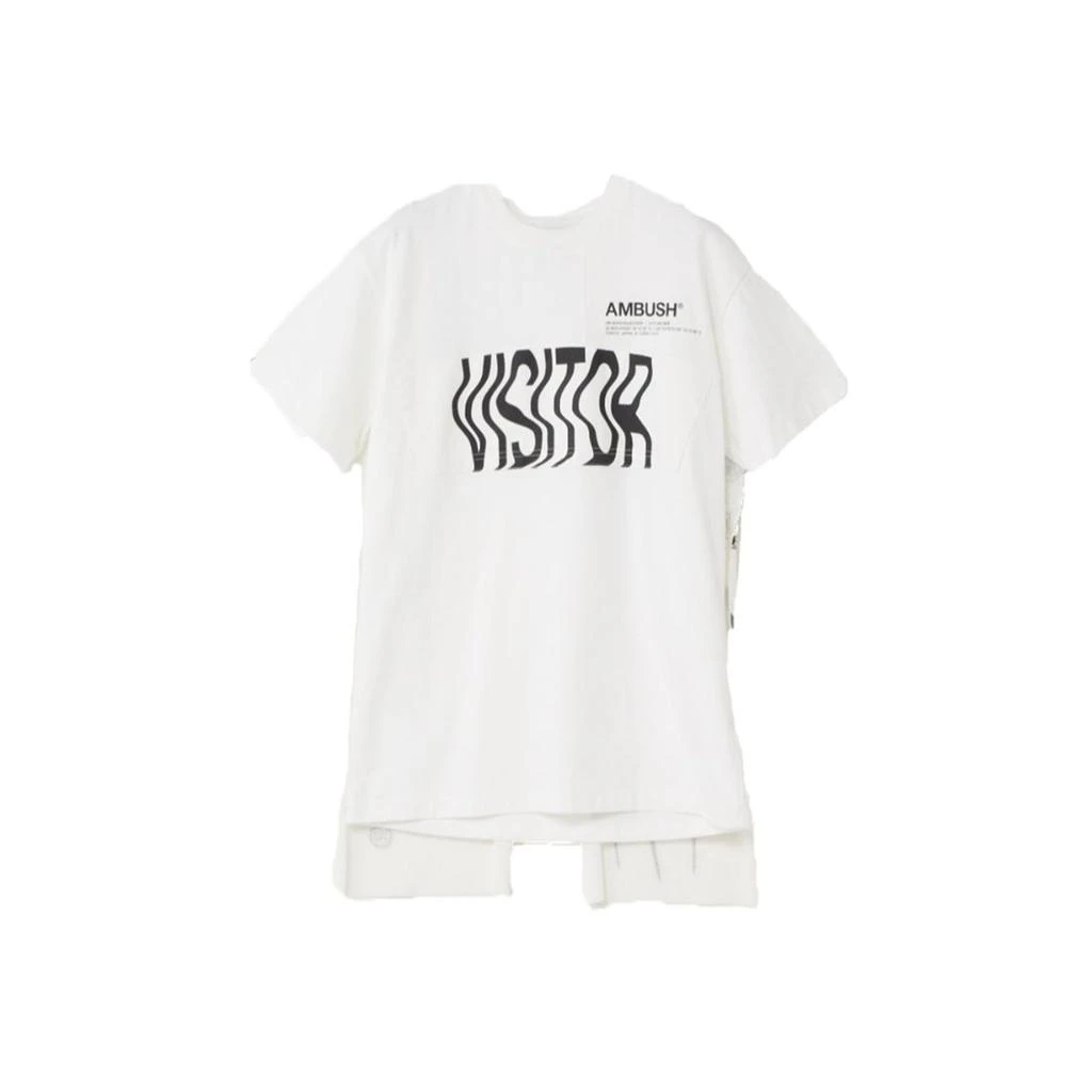 AMBUSH Ambush White Cape T-Shirt 1