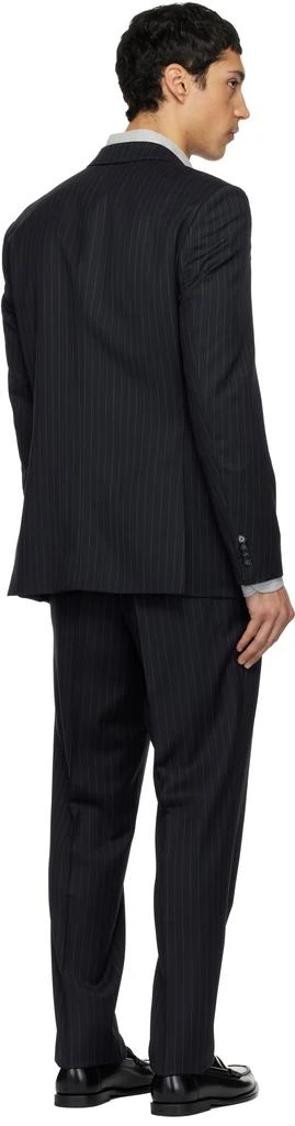 Hugo Boss Navy Striped Wool Suit 3