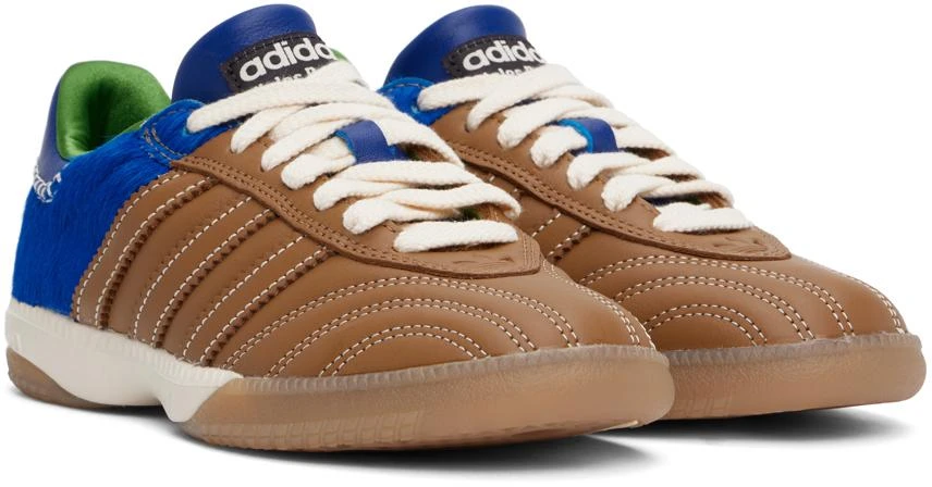 Wales Bonner Brown & Blue adidas Originals Edition Pony Samba Millennium Sneakers 4