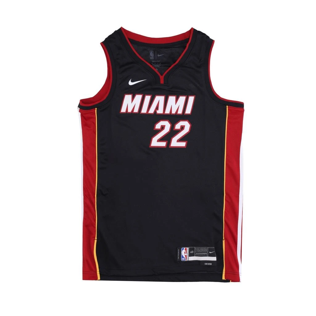 NIKE Men's Basketball Tank Top Nba Icon Edition 22 Dri-fit Swingman Jersey No 22 Jimmy Butler Miahea Black 1