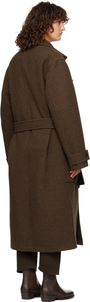 Lemaire Brown Wrap Coat 3