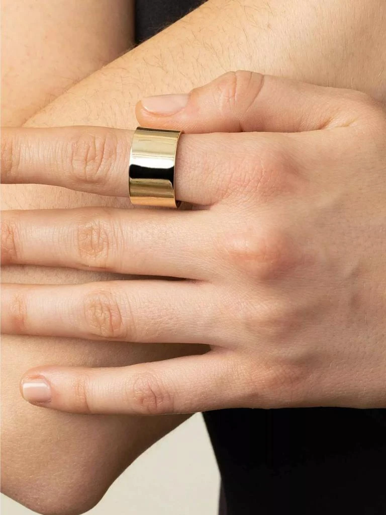 Oradina 14K Yellow Gold High Society Band Ring 3