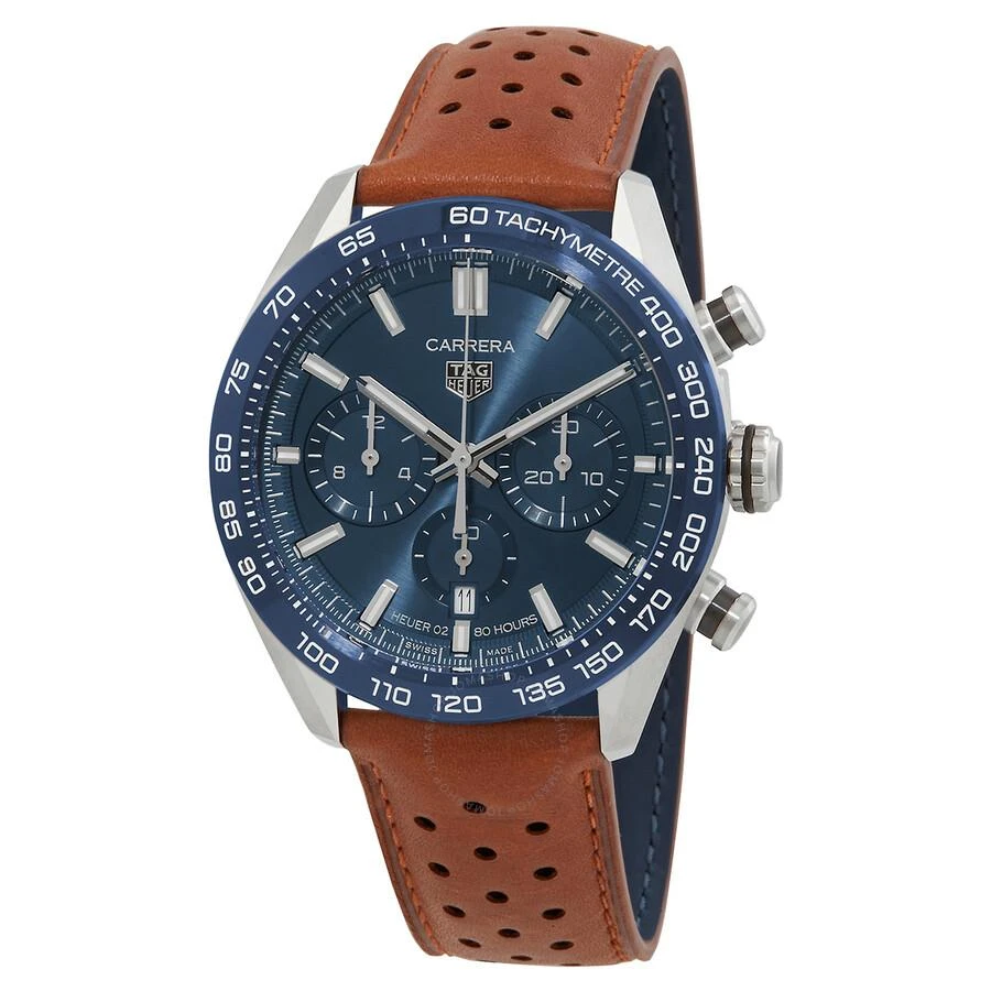 Tag Heuer Carrera Chronograph Automatic Blue Dial Men's Watch CBN2A1A.FC6537 1