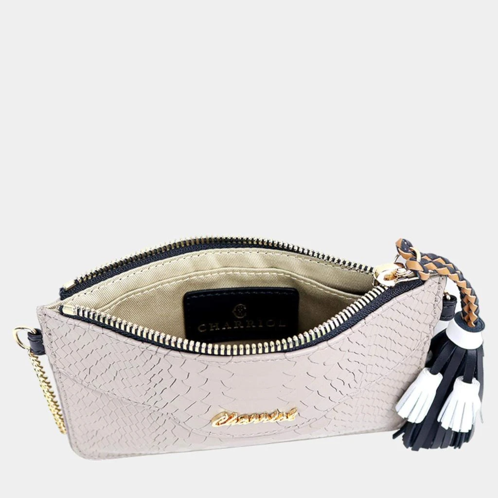 Charriol Charriol Stone Leather Palais Royal Clutch Bag 2