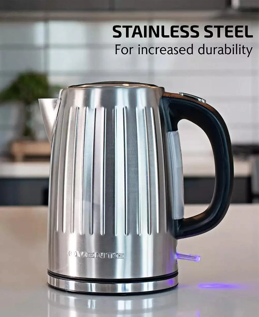 OVENTE Portable Stainless Steel Electric Kettle 4