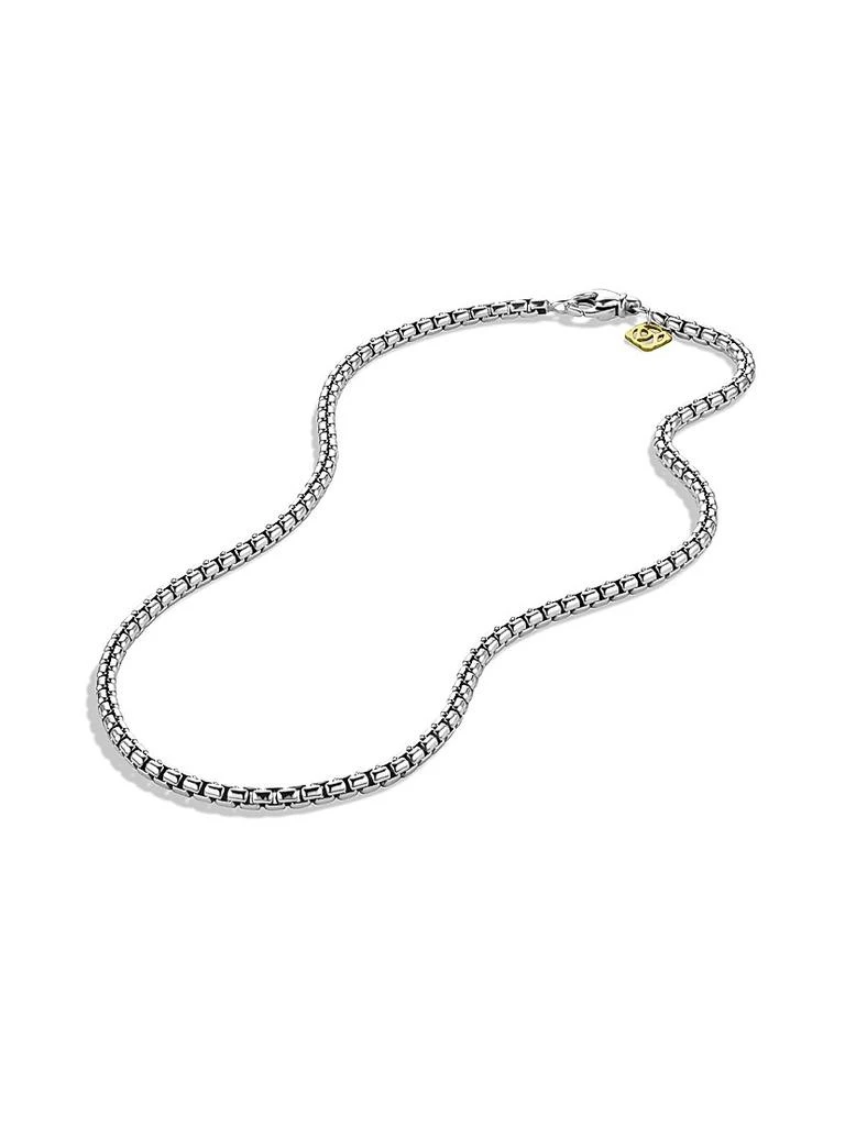 David Yurman Box Chain Necklace in Sterling Silver 2