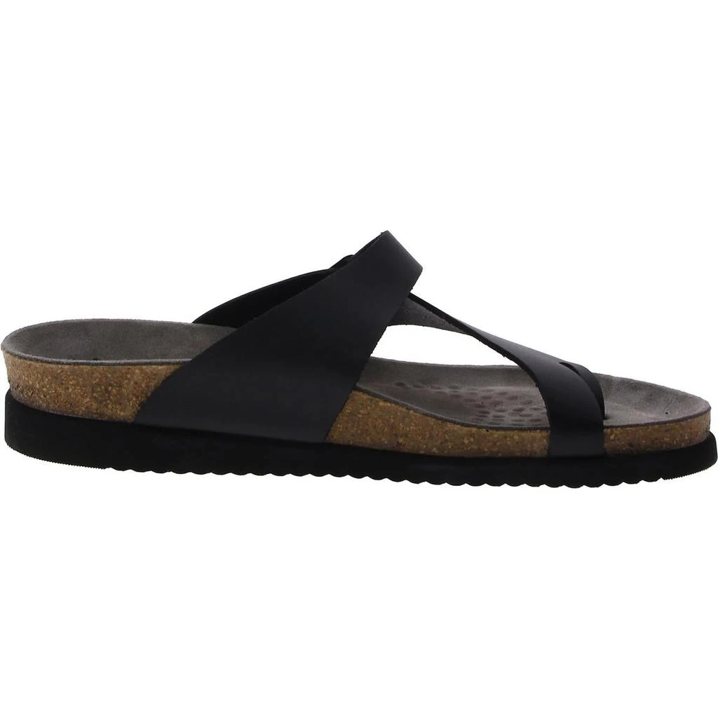 Mephisto Womens Leather Buckle Slide Sandals 2