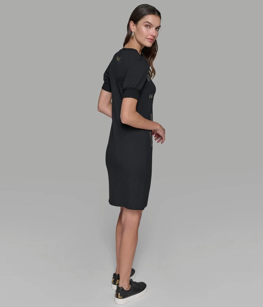 Karl Lagerfeld Paris PUFF SLEEVE WHIMSY T-SHIRT DRESS 2