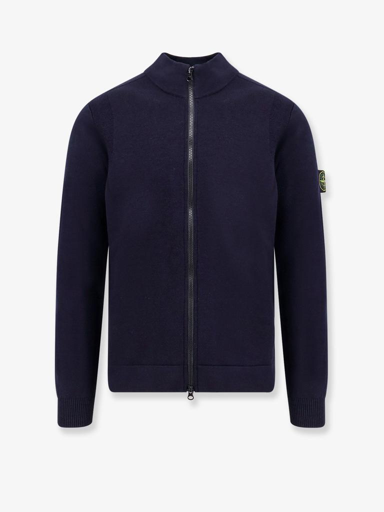 Stone Island Certified virgin wool blend cardigan