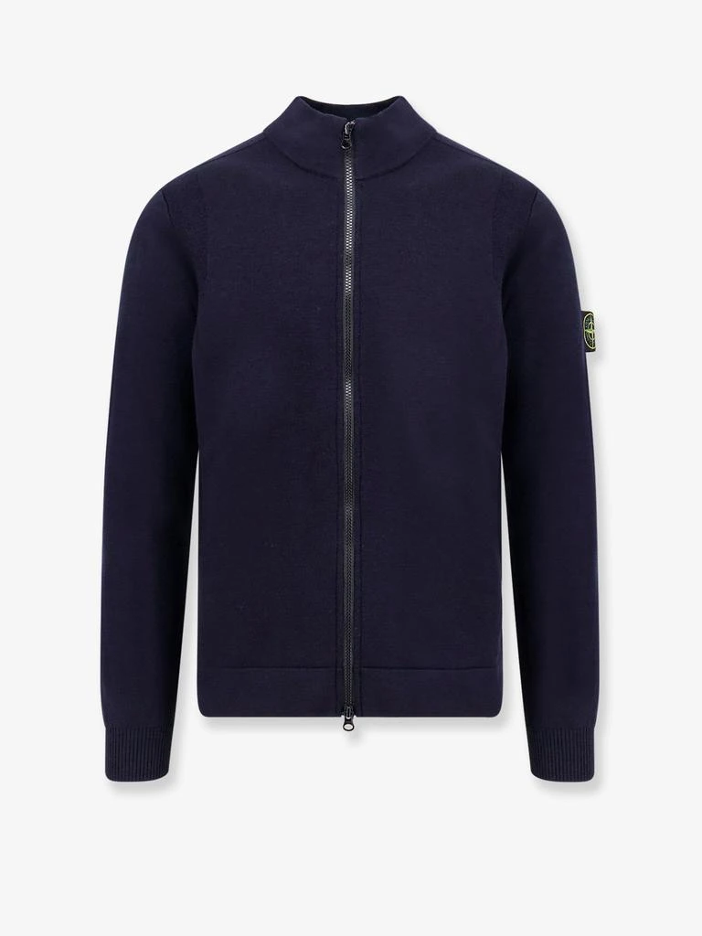 Stone Island Certified virgin wool blend cardigan 1
