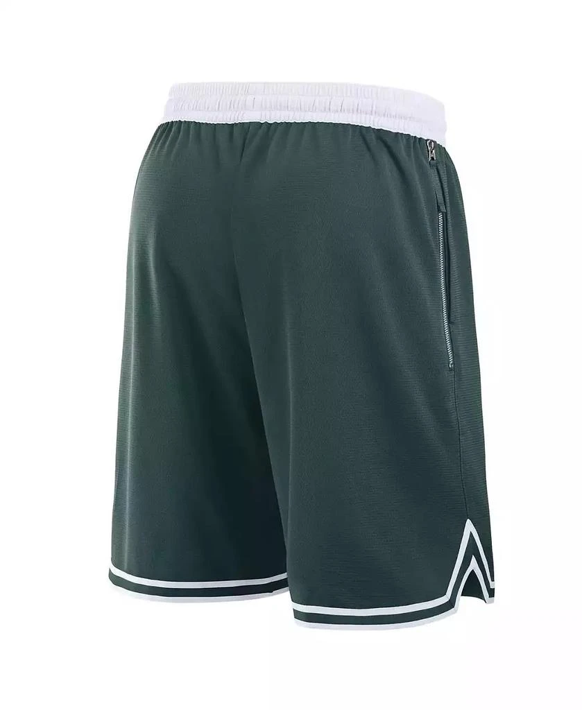 NIKE Men's Green/White Michigan State Spartans Performance Basketball Shorts 3