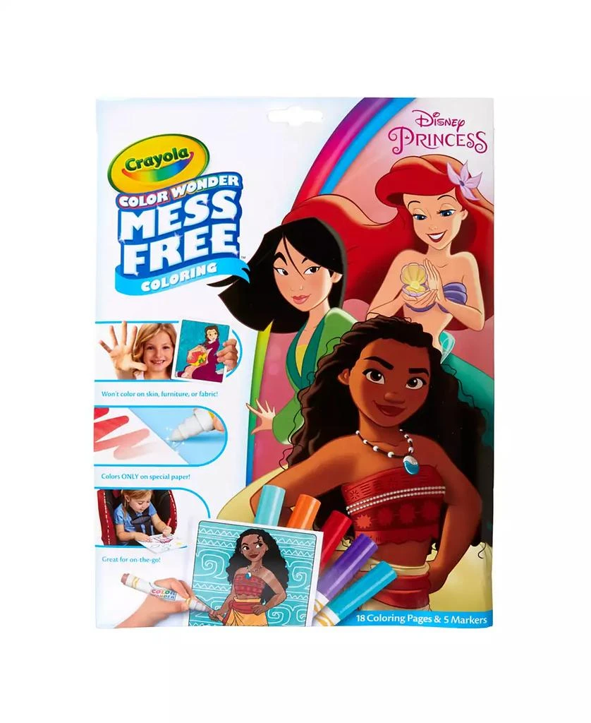 Crayola Color Wonder Mess Free Princess Coloring Pad Markers, Pack of 2 2