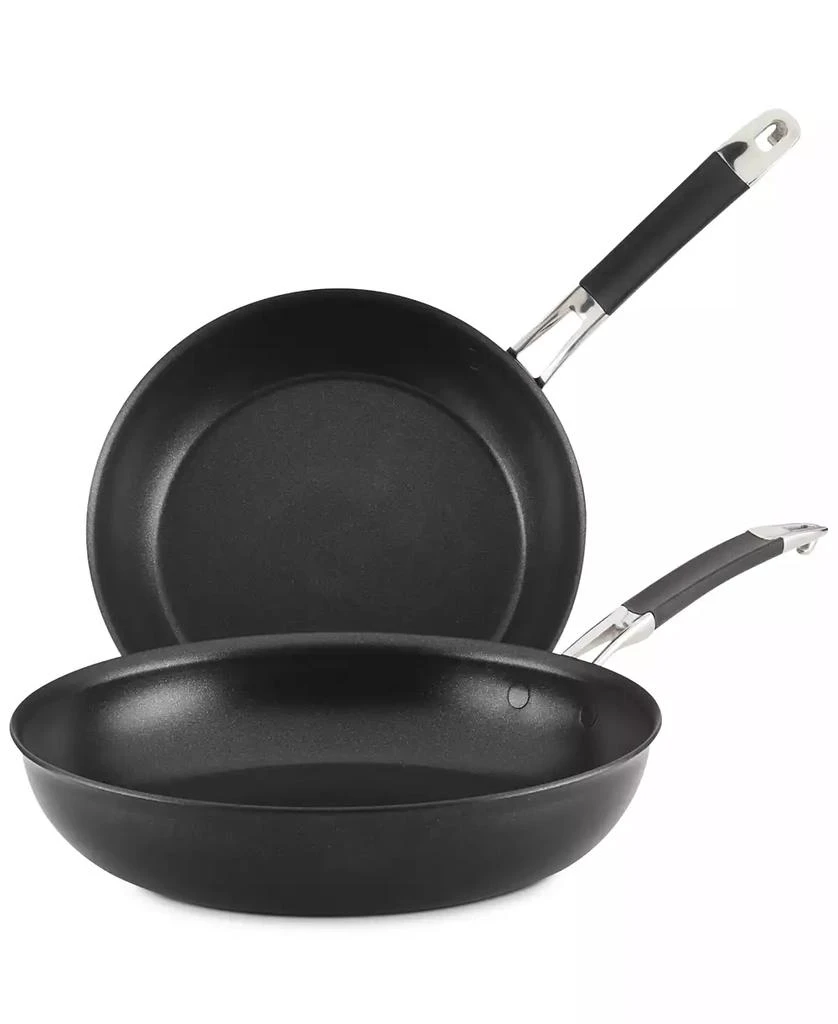 Anolon SmartStack 10" & 12" Hard-Anodized Nesting Skillet Set 1
