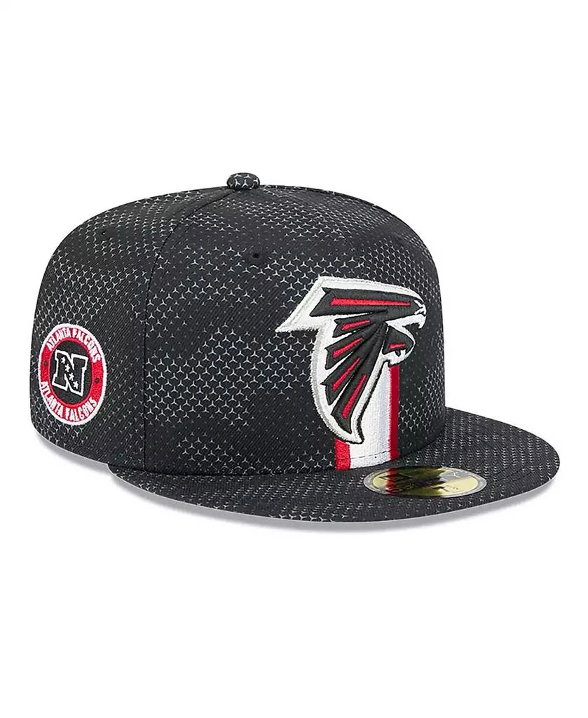 New Era Men's Black Atlanta Falcons 2024 Sideline 59FIFTY Fitted Hat 1