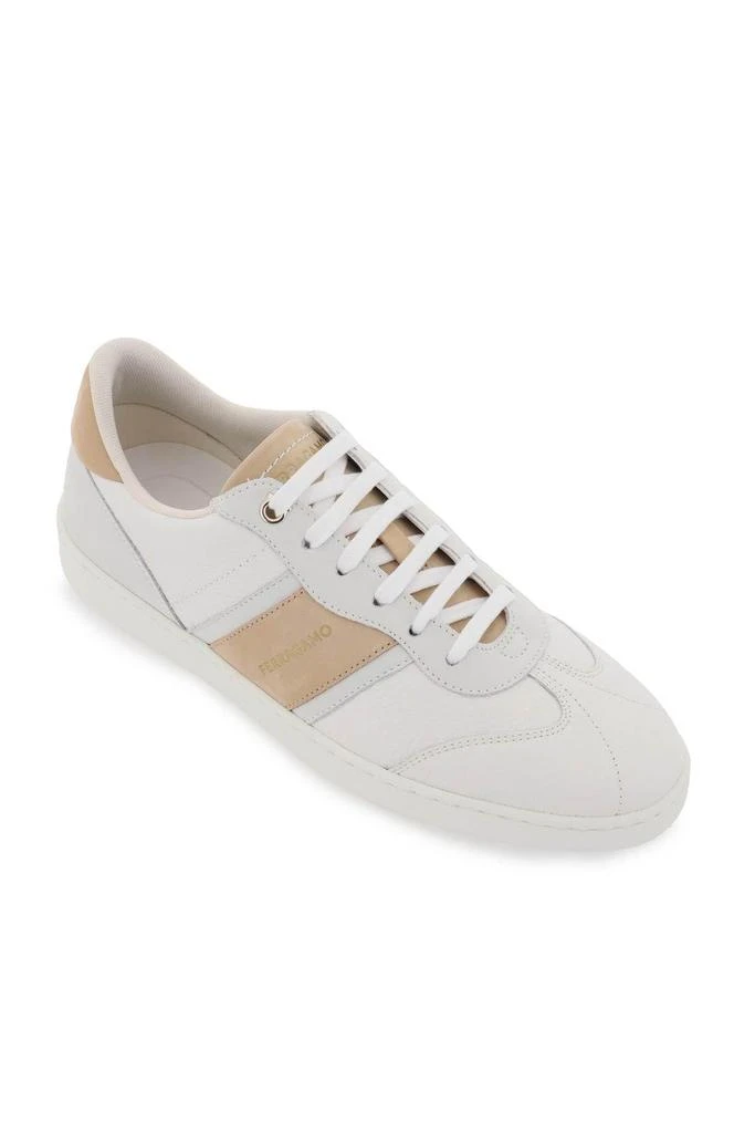 FERRAGAMO LEATHER SNEAKERS 4