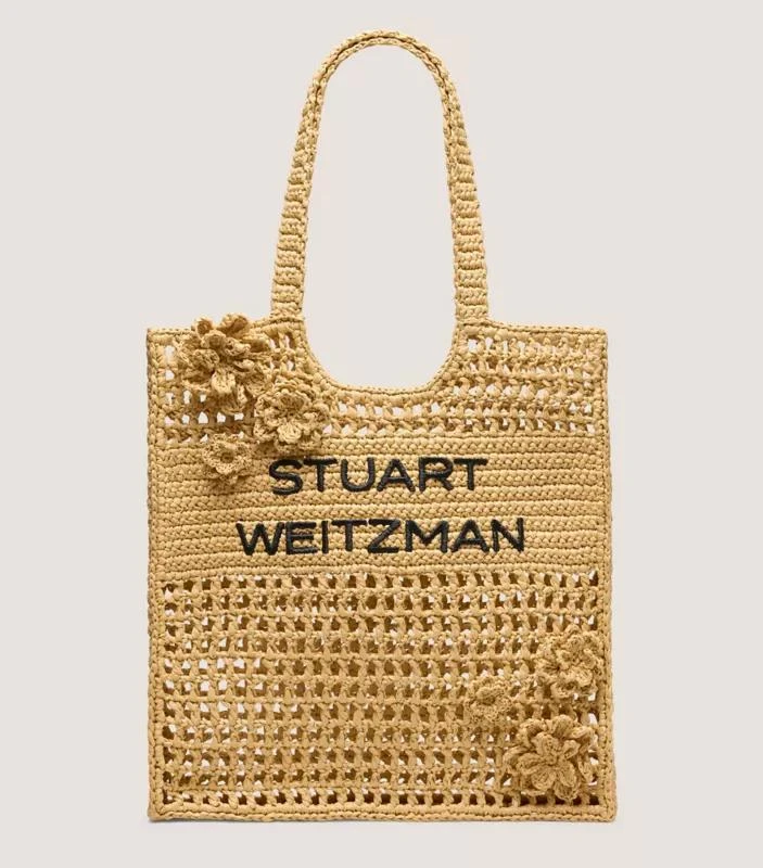 Stuart Weitzman WOVEN MAGNOLIA TOTE 1