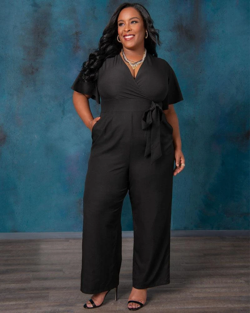 Kiyonna Charisma Crepe Jumpsuit 4