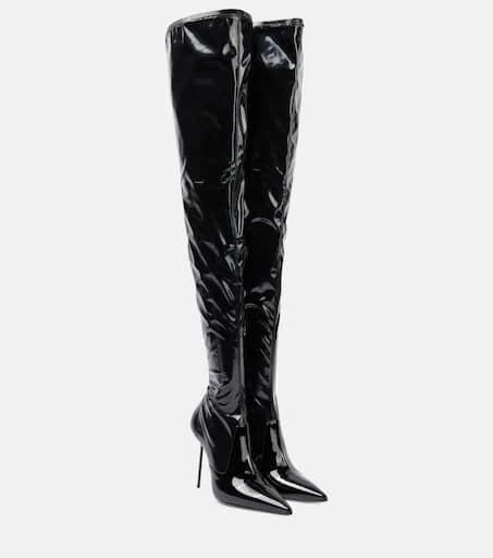 Paris Texas Lidia latex over-the-knee boots 1