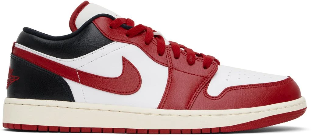 Jordan Black & Red Air Jordan 1 Low Sneakers 1
