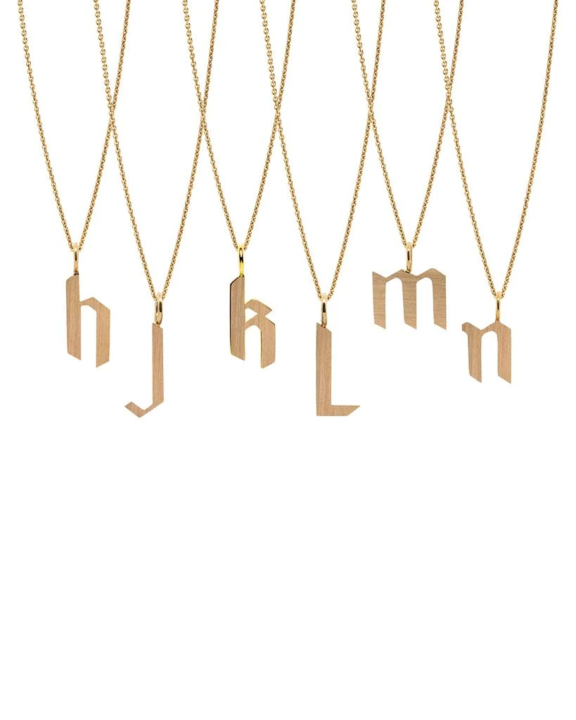 Bridget King Jewelry 14k Alphabet Necklace 2
