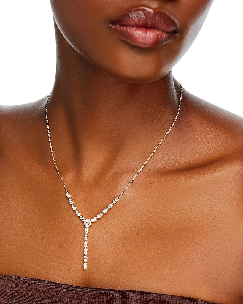 Bloomingdale's Diamond Y Necklace in 14K Yellow Gold, 2.30 ct.t.w. 2